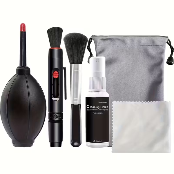 Luxury 6-Piece Lens Cleaning Kit - Professional Scratch-Free Camera Care