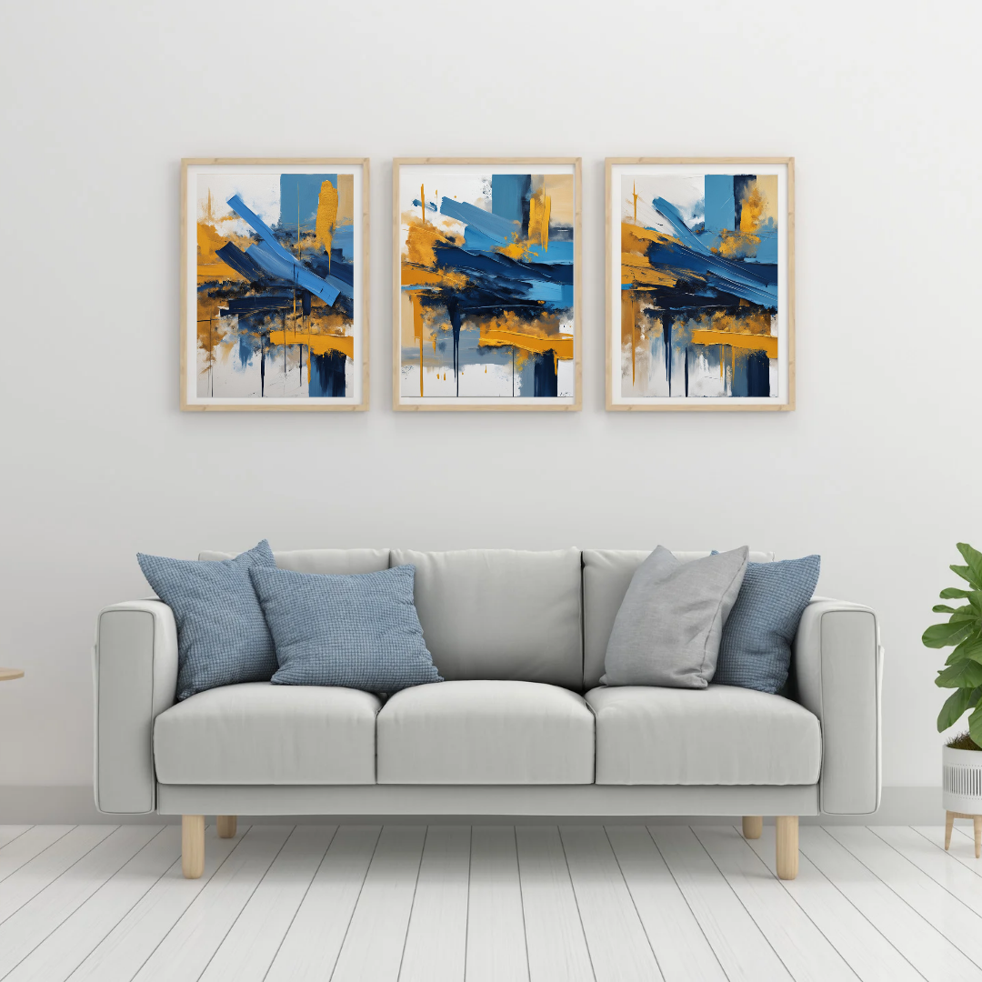 Different The Navy Mustard Wall art on Canvas Shop Today. Get it Tomorrow!