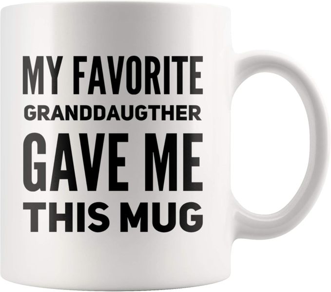 Favorite granddaughter-Father's day-Mother's day-Valentines-Christmas Mug