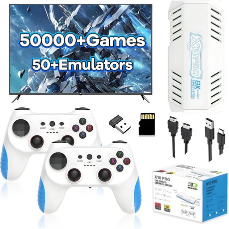 Retro Gaming Console 128GB-Game Stick Built in 50000+ Games & 50+ Emulators Image