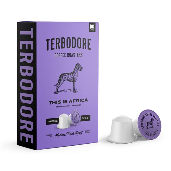 Terbodore This is Africa - 10 Nespresso compatible coffee capsules