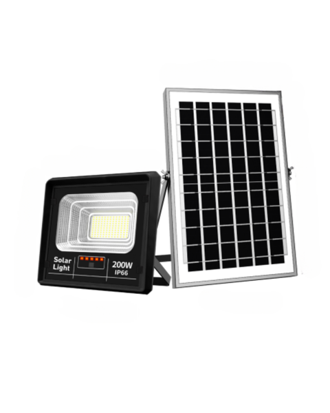 200W LED Solar Outdoor Flood Light