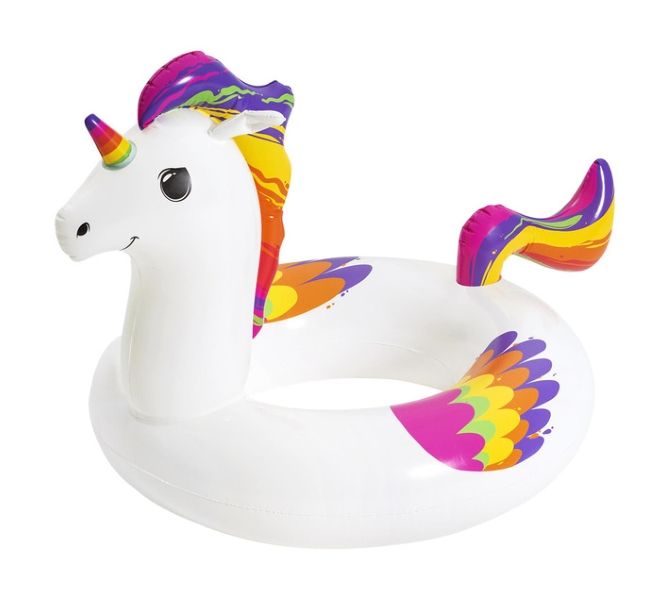 Fantasy Unicorn Swim Ring - Multicoloured(1190 x 1190 x 1100mm)