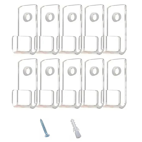 30PCS Vinyl Record Display Wall Mount Acrylic Stand For Albums CD,A