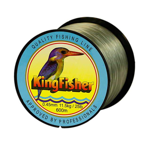 Kingfisher Nylon Fishing Line, Colour Green, 11.5KG .45MM, 600M Spool