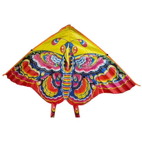 Large Colorful Butterfly Stunt Kite - Outdoor Flying Toy for Kids &amp; Adults