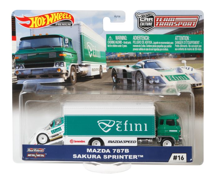 Hot Wheels Team Transport - Mazda 787B Sakura Sprinter