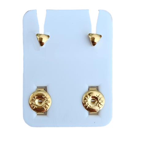 24 carat deals gold stud earrings