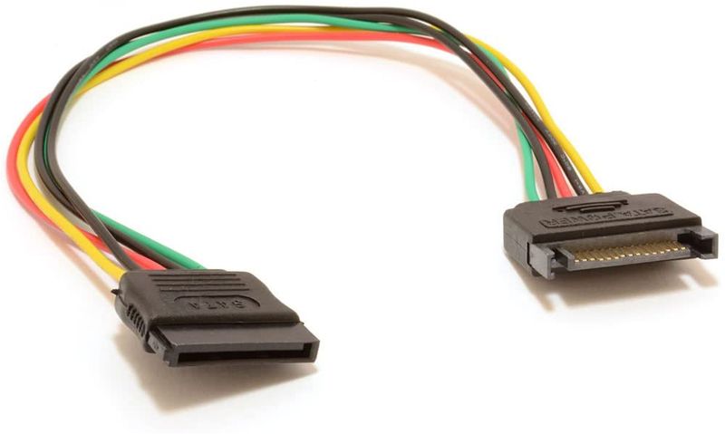 Female SATA to Male SATA 15cm