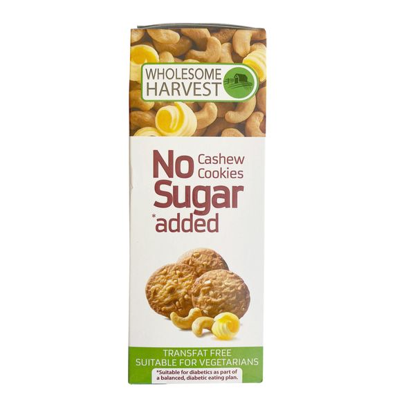 Wholesome Harvest Sugar-Free Cashew Nut Cookies 4 x 75g