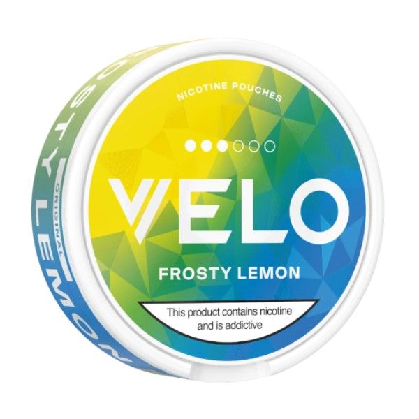 Velo Slim Nicotine Pouches - Frosty Lemon 10mg - 1 Pack (20 Pouches)