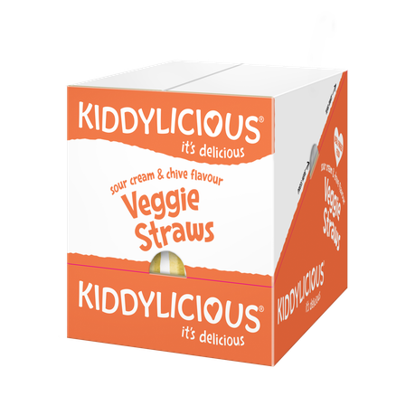 Kiddylicious Veggie Straws rietjes chips 4x12g - Foodello