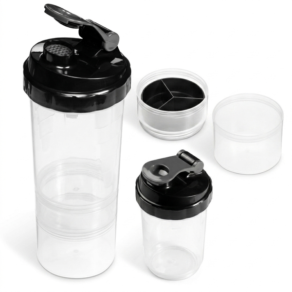 Altitude Plastic Protein Shaker Bottle - 600ml