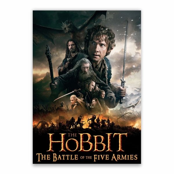 Battle Of The Five Armies Collage Poster - A1