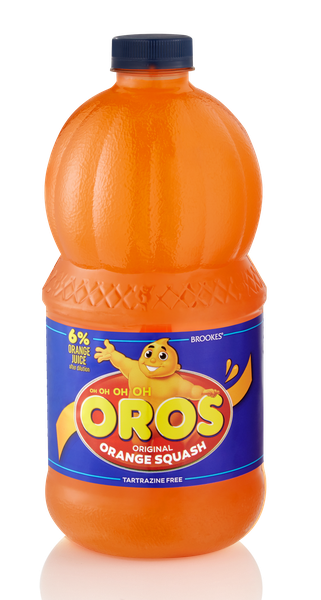Brookes Oros Squash Orange 2L