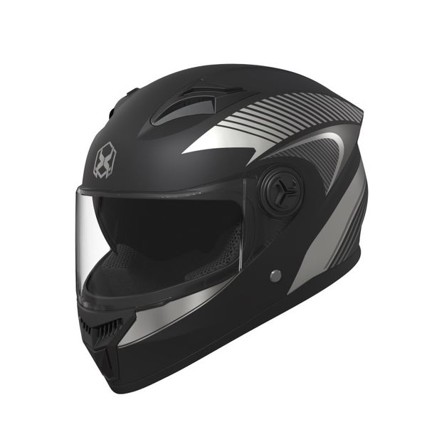 Universal motorcycle helmet, double lens - head circumference 54-61 cm
