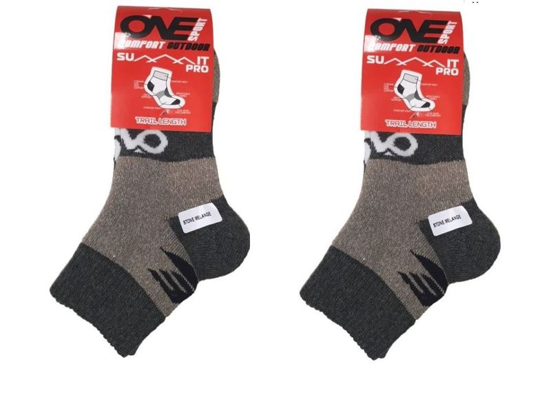 O'ne Sport Technical Advanced Cushioned Hiking Socks - 2 Pairs