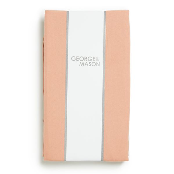 George &amp; Mason - Microfibre 2 Pack King Pillowcases - Terracotta