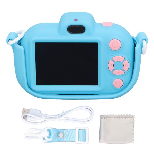 Kids Camera Birthday Gift - Blue 2.7K