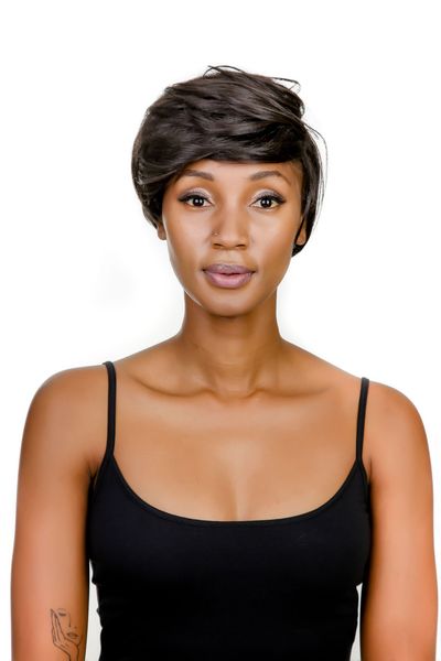 Magic Monae Short Glueless Pixie Cut Synthetic Wig Short Hairstyles Ombre