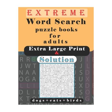 Extreme Word Search Puzzle Books For Adults Extra Large Print And Solution Challenging Word Search Books Hard Level Great Book Of Word Search Brain Buy Online In South Africa Takealot Com