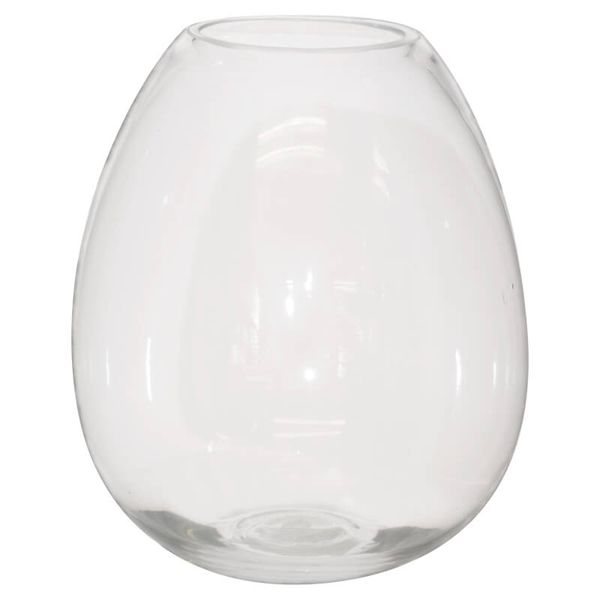 Transparent Teardrop Vase 18 x 14cm