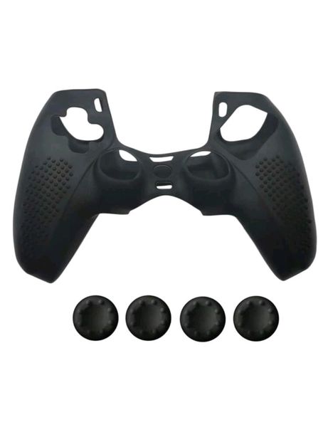 Silicone Cover Case and Thumb Grips for Playstation 5 Controller