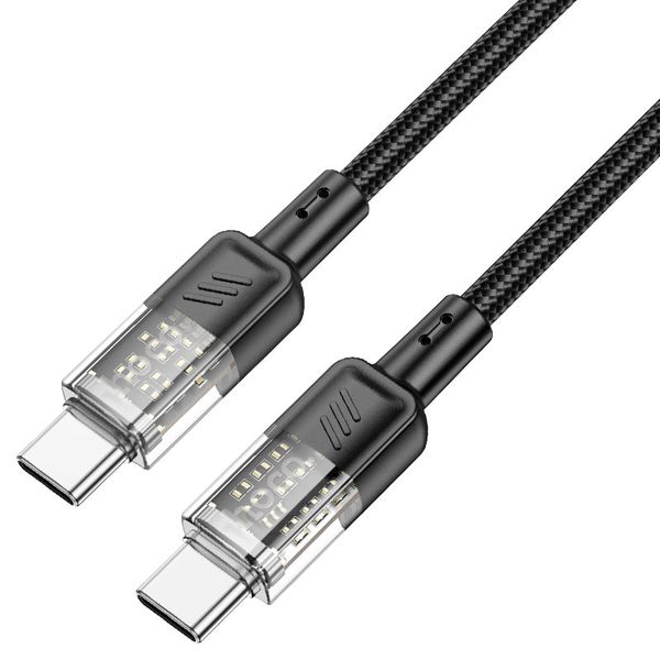 60W Fast Charging Cable -USB-C to USB-C, Durable 1.2 Meter Length-HOCO U129