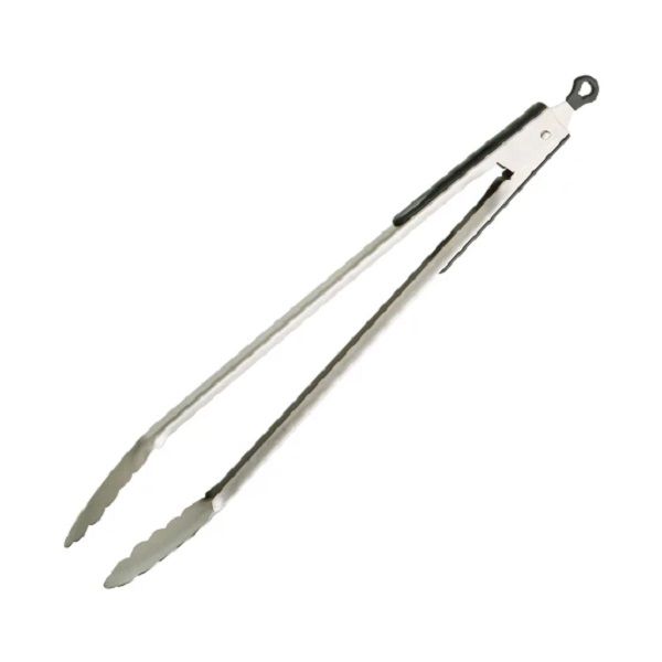 PolkaDot Locking Tongs - Silver