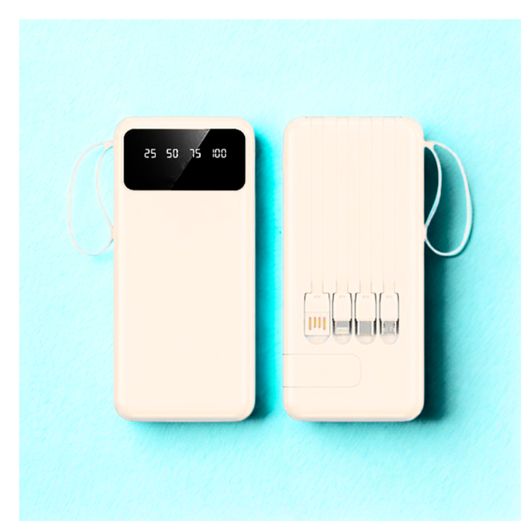 Colorful 20000mAH High Capacity Fast Charging Powerbank with LED Flashlight