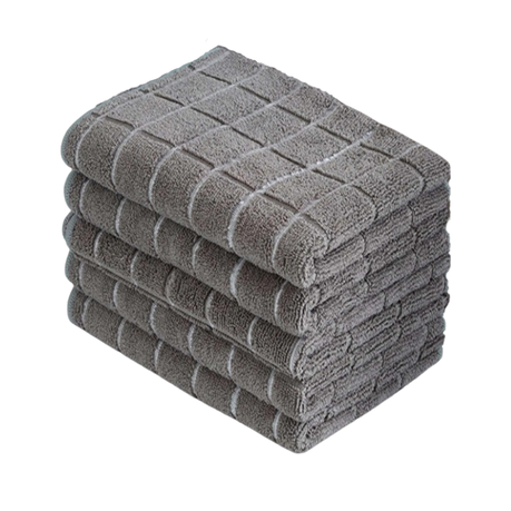 Absorbent Microfiber Square Cloths - 5 Pack Image