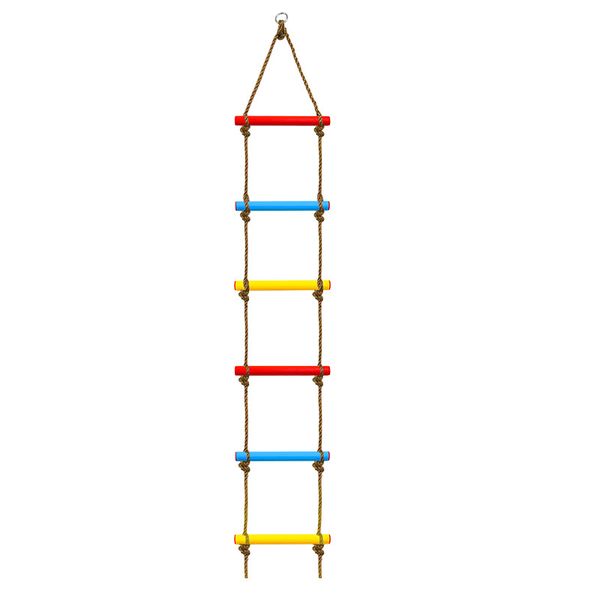 Kids Climbing Rope Ladder: 2m Indoor-Outdoor Soft Training Toy