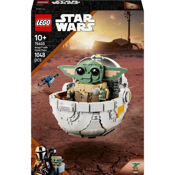 LEGO® Star Wars: The Mandalorian™ Grogu™ with Hover Pram, Buildable Figure 75403