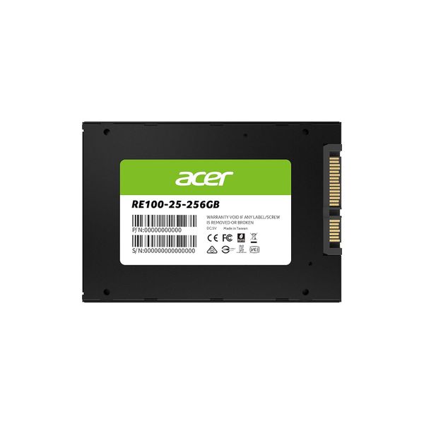 ACER SATA 3D NAND SSD, Read Speed 560 Mb/s &amp; Write Speed 520 MB/s - 256GB