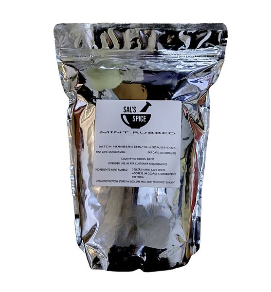 Sal's Spice Mint Rubbed - 25kg