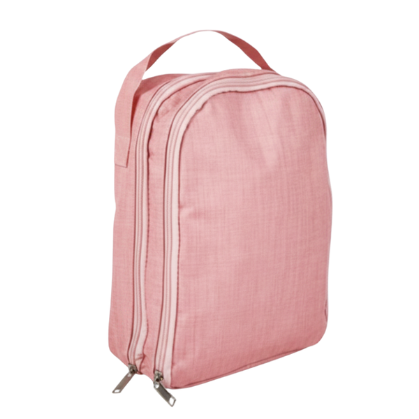 Insulated Lunch Bag with Double Zip - 10 × 20 × 28 cm, Portable &amp; Durable