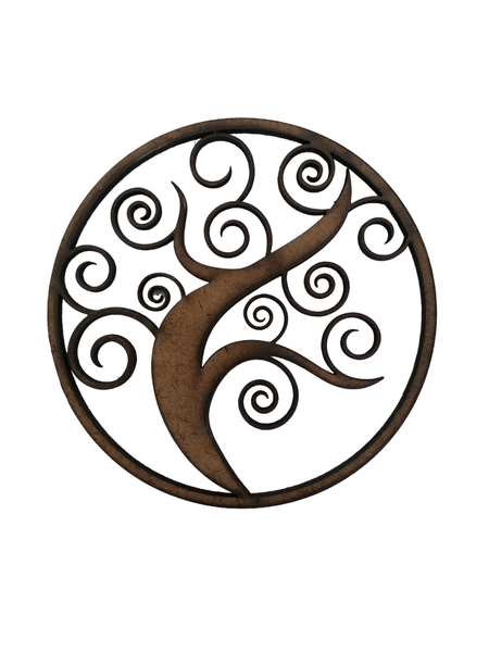 Wooden Tree of Life Coasters - Set Of 6