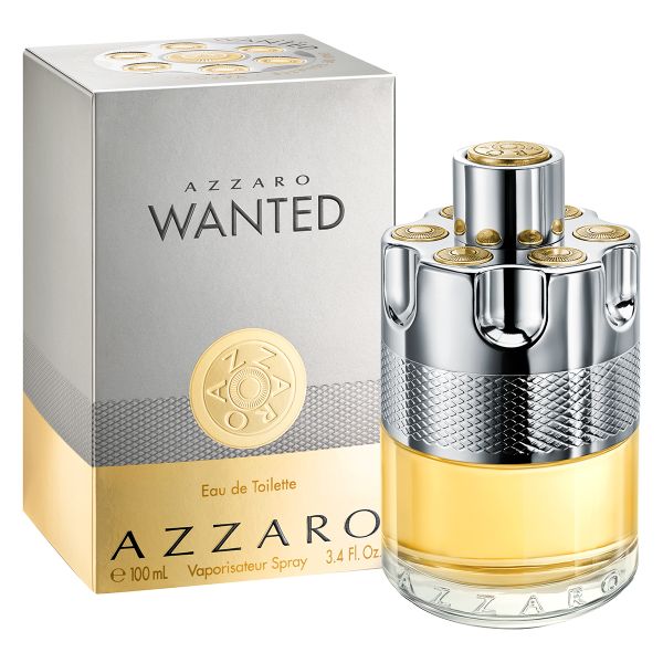 Azzaro Wanted Eau de Toilette, Vibrant &amp; Irresistible Mens Fragrance 100ml