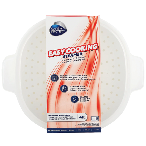 Care + Protect 4L Microwave Steamer Bowls - 2 Trays