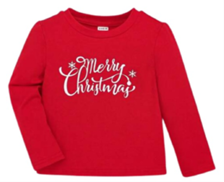 Baby Christmas Print Tee