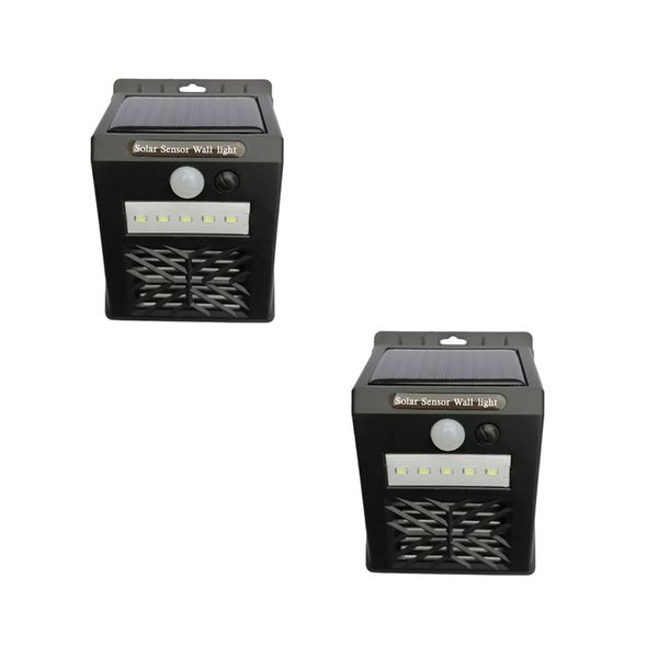 Set Of 2 Outdoor Solar Mosquitofly Trap Lamp