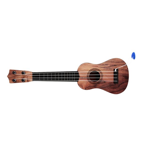 Plastic Ukulele Toy 4 Strings Playable for Kids