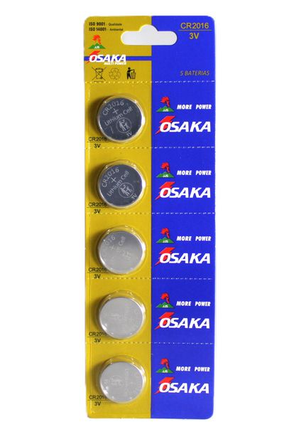 Osaka CR-2016 3V Multi Power Battery (Pack of 5)