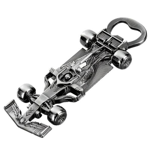 F1 Racing Car Styled Metal Bottle Opener - Precision Engineered