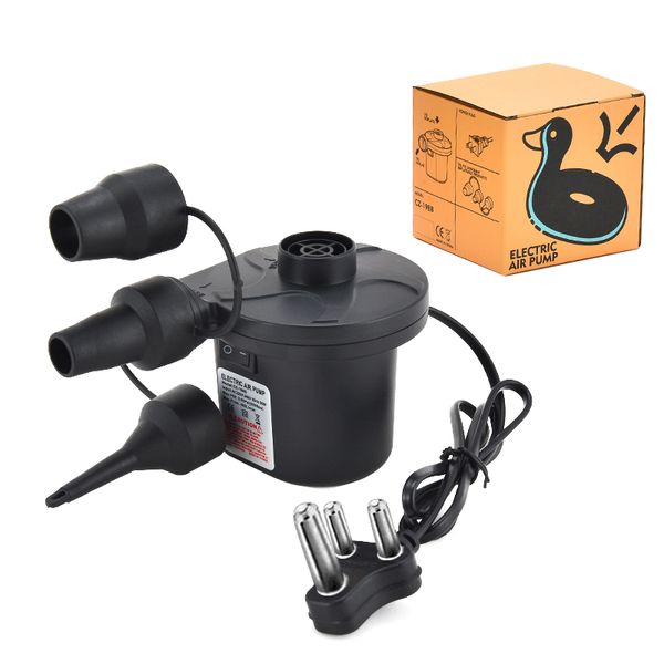 Dual-Power Air Pump for Home, Car &amp; Camping 110-240V AC/12V DC Inflator
