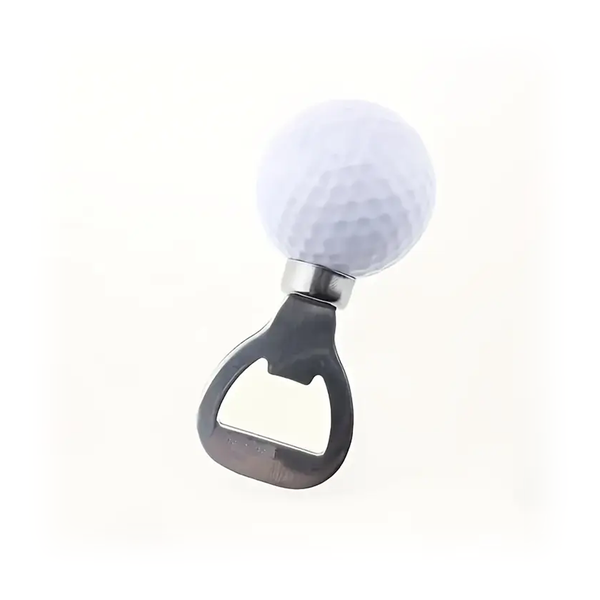 Golf Ball Bottle Opener - Real-Feel Dimpled Design