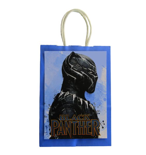 Black Panther Themed Party Bags - Set of 10