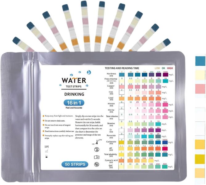 9-in-1 Aquarium Test Strips for Water Quality Testing, Easy to Use