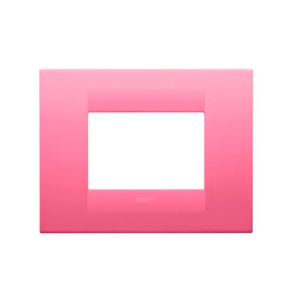 ACDC - Gewiss GEO 3-Gang Cover Plate (Sapphire Pink)