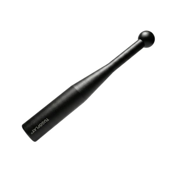 TugoPlay- Steel Weighted Training Club 45cm Strength &amp; Grip Bar- Black